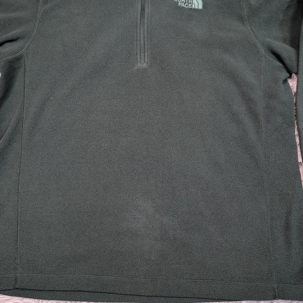 The North Face Sweatshirt Mens M Green Fleece‎ Gorpcore Outdoors Comfy Active